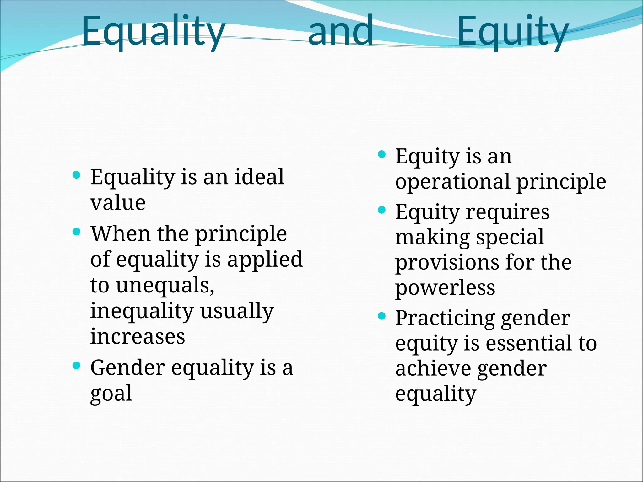 Gender and its impact on mainstreaming empowerment | PPT