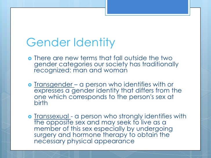 Gender identity
