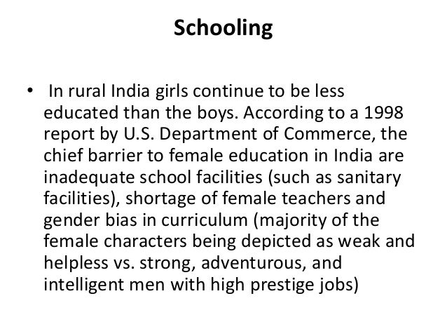 Gender inequality in india essay