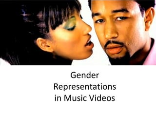 Theories of
Representation
Gender
Representations
in Music Videos
 