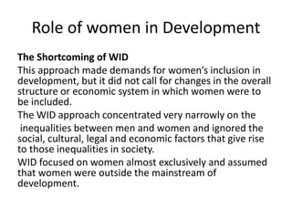 Gender issues in developement | PPTX