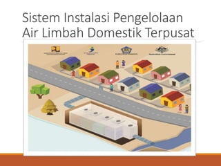 Sistem Instalasi Pengelolaan
Air Limbah Domestik Terpusat
 