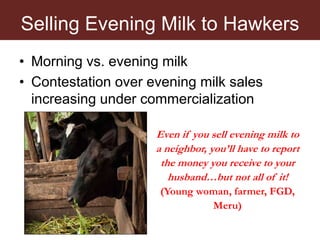Hawking against hegemony: Fighting patriarchy through informal milk market participation in central Kenya
