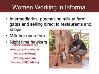 Hawking against hegemony: Fighting patriarchy through informal milk market participation in central Kenya