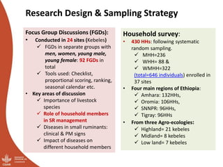 Does participation of household members in small ruminant management activities vary by agro-ecologies and category of respondents? Evidence from rural Ethiopia