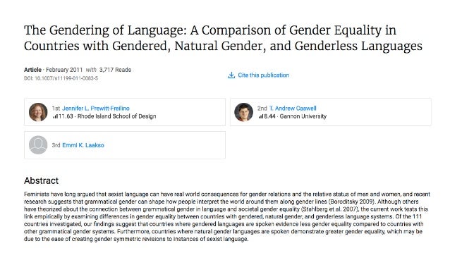 Gender Linguistic And Cultural Profiles Of U