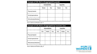 "Understanding the gender dimensions of vulnerability to climate change ...