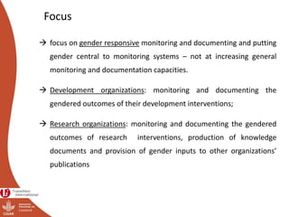 Module 4: Monitoring and documentation