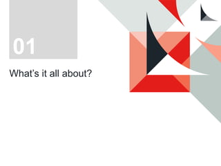What’s it all about?
01
 