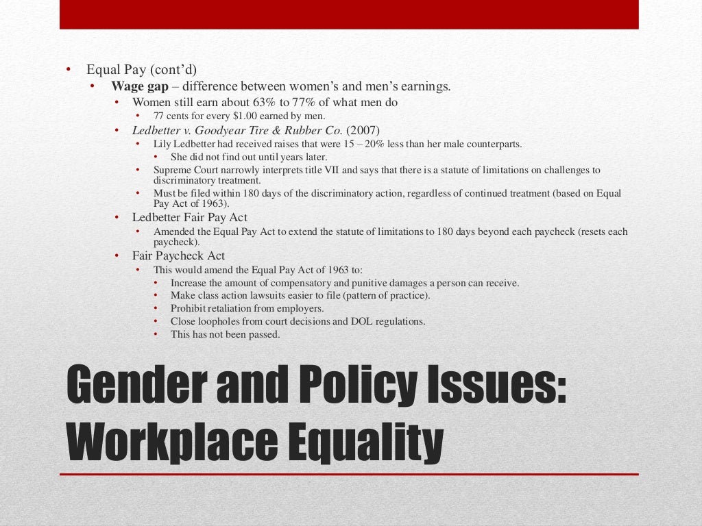 Gender, policy, and the public workspace