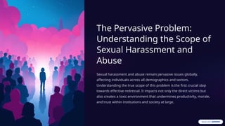 Redressing Sexual Harassment and Abuse: Pathways to Justice, Safety ...