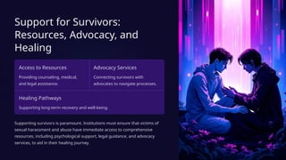 Redressing Sexual Harassment and Abuse: Pathways to Justice, Safety ...
