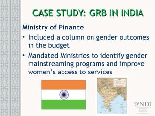 Gender responsive budgeting | PPT