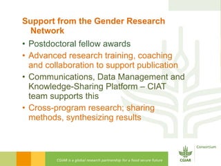 Gender Responsive Research