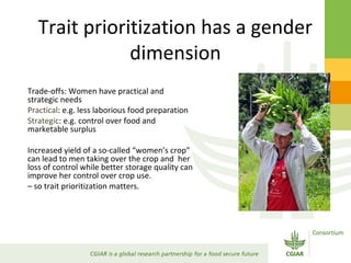 Gender Responsive Research