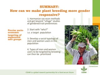 Gender Responsive Research