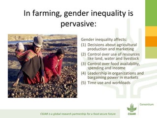 Gender Responsive Research