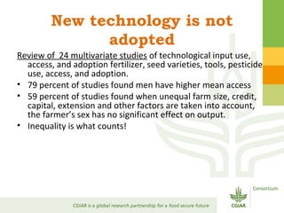 Gender Responsive Research