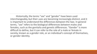 GENDER ROLES IN SOCIETY | PPTX