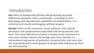GENDER ROLES IN SOCIETY | PPTX