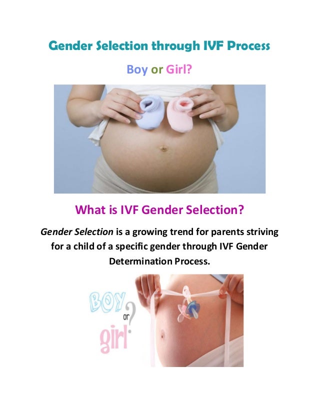 Gender Selection Sex 108