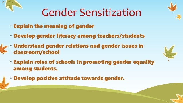 Gender sensitisation