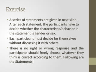 Comprehensive Gender Sensitization and Equality Awareness Program | PPTX