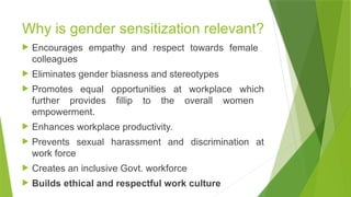 GENDER SENSITISATION in govt workplace .pptx