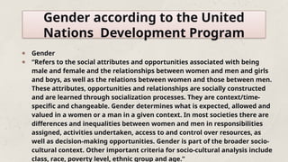 GENDER SENSITIVE COMMUNICATION REPORT IN lac | PPT