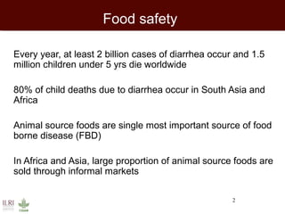 Gender-sensitive participatory risk assessment for food safety