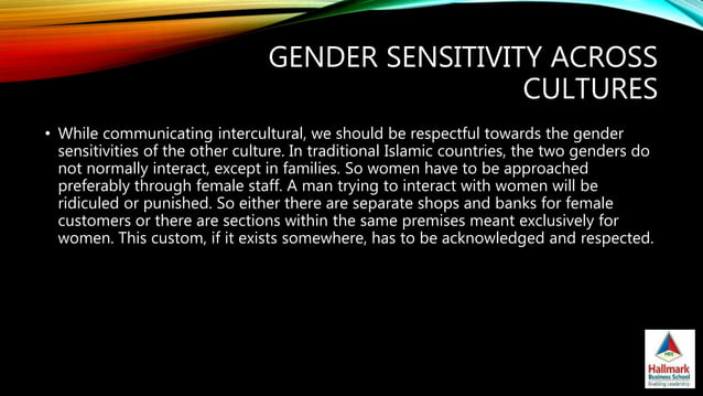 gender sensitivity essay brainly