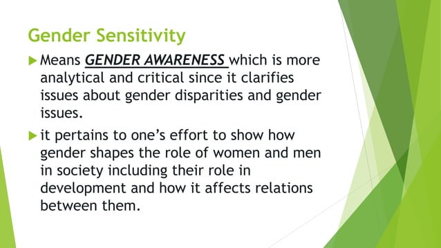 Gender Sensitivity Criteria : HOW TO CONDUCT A GENDER ANALYSIS – KMFU