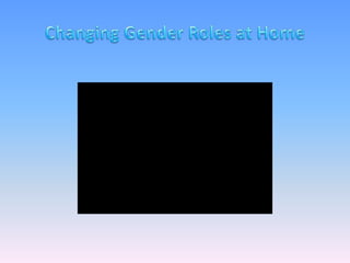 Changing Gender Roles at Home