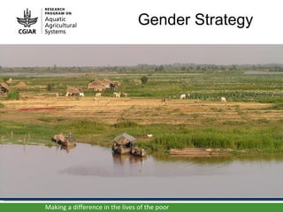 Gender Strategy

        AAS G e n d e r S trate g y




Making a difference in the lives of the poor
 