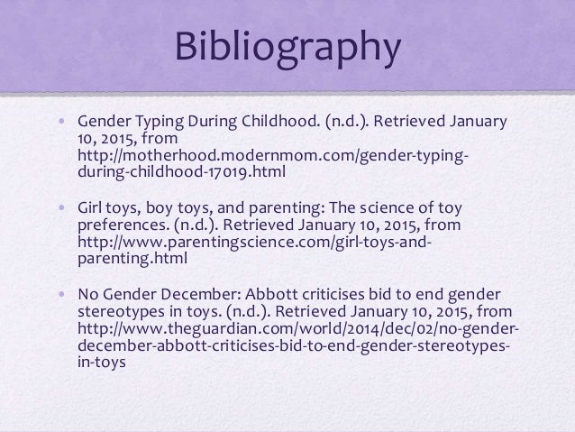 gender typing