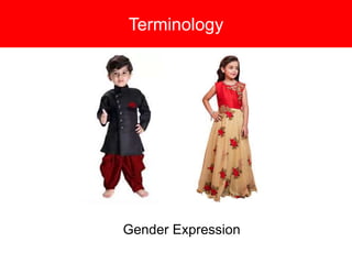 Terminology
Gender Expression
 