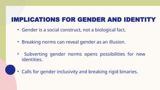 Gender Rigid Gender Trouble by judith butler 1990.pptx