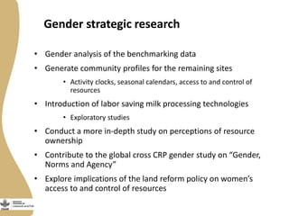 Gender research update in Ethiopia