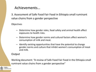 Gender research update in Ethiopia