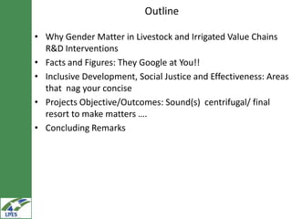 Gender in value chain analysis: Macro, meso and micro levels