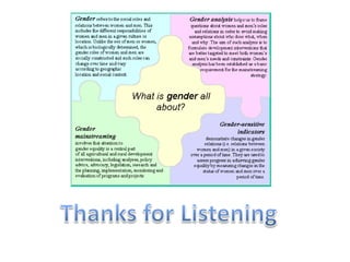 Introduction to gender concepts