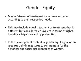 Introduction to gender concepts