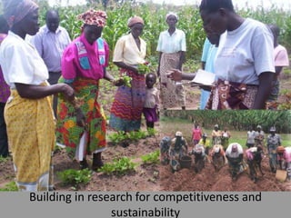 Working with women and men in agricultural market development: The missing link 