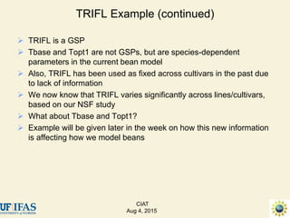 Advances in gene-based crop modeling