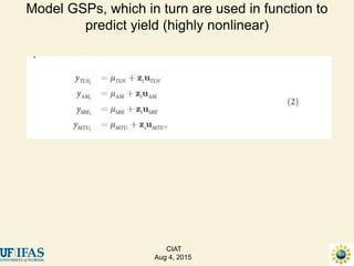 Advances in gene-based crop modeling