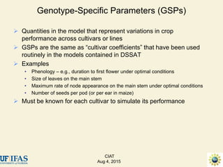 Advances in gene-based crop modeling