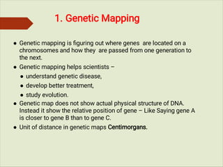 Gene mapping and it's type ( genetic mapping and physical mapping) | PDF