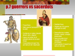 p.7 guerrers vs sacerdots 