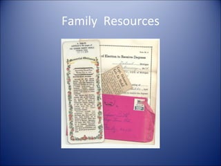 Family  Resources 