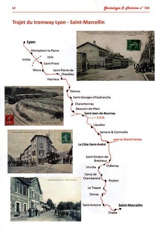 Généalogie & Histoire n°166 - Tramways du sud-est - Le tramway Lyon - Saint-Marcellin